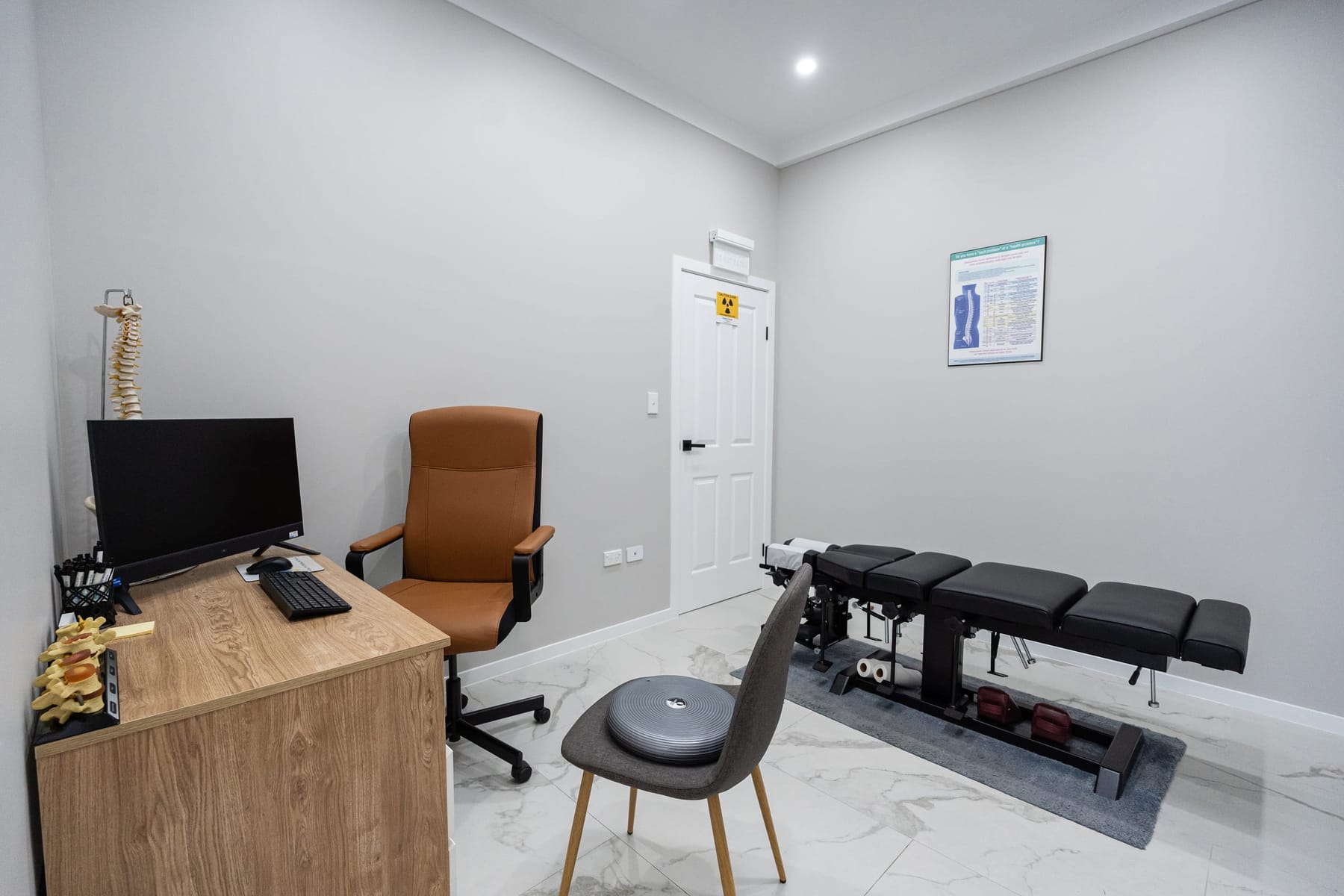 Treatment room at The Balanced Chiropractic Centre